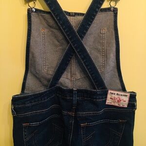 True Religion Denim Overalls